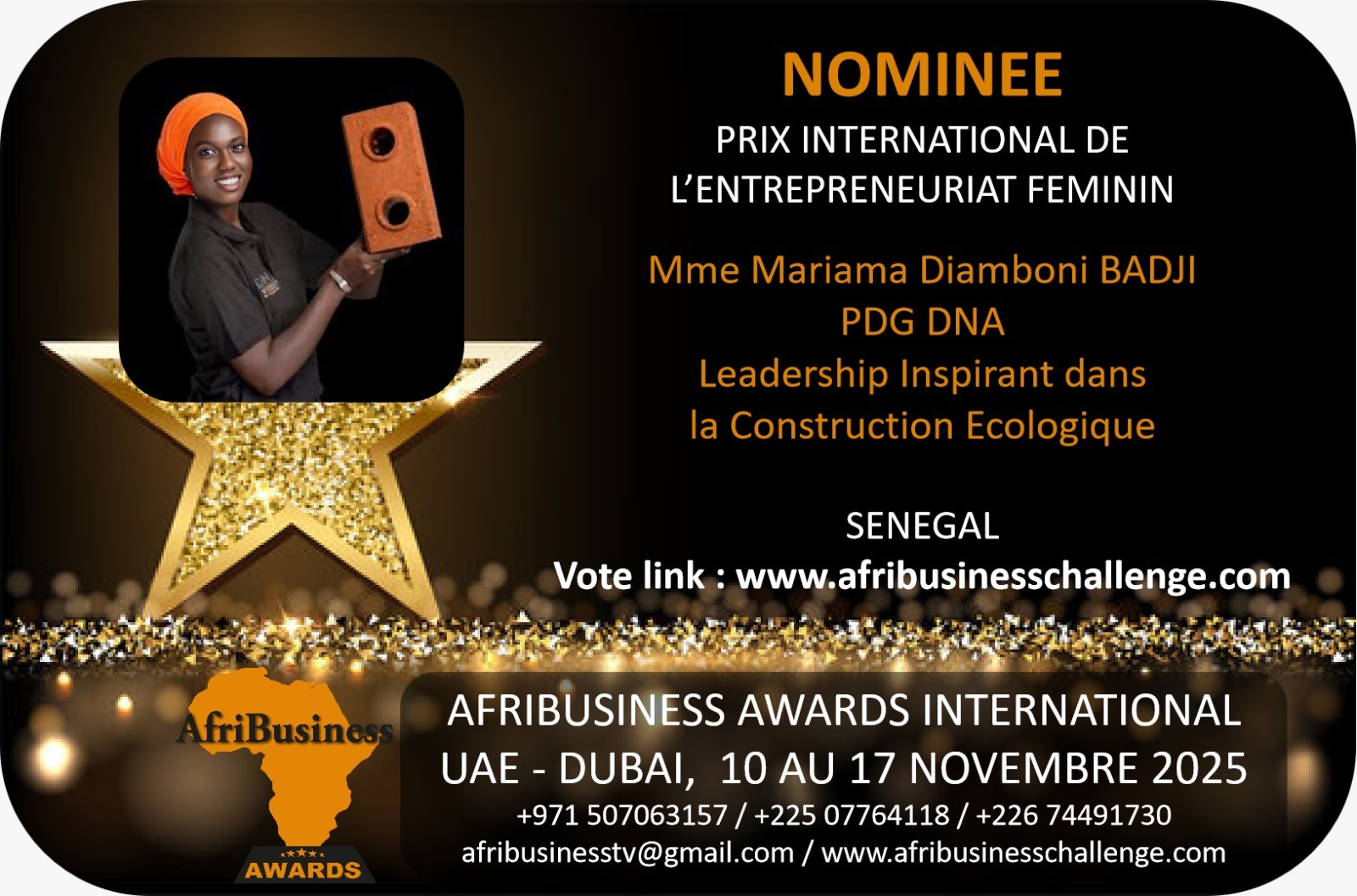 Mme. MARIAMA DIAMBONI BADJI