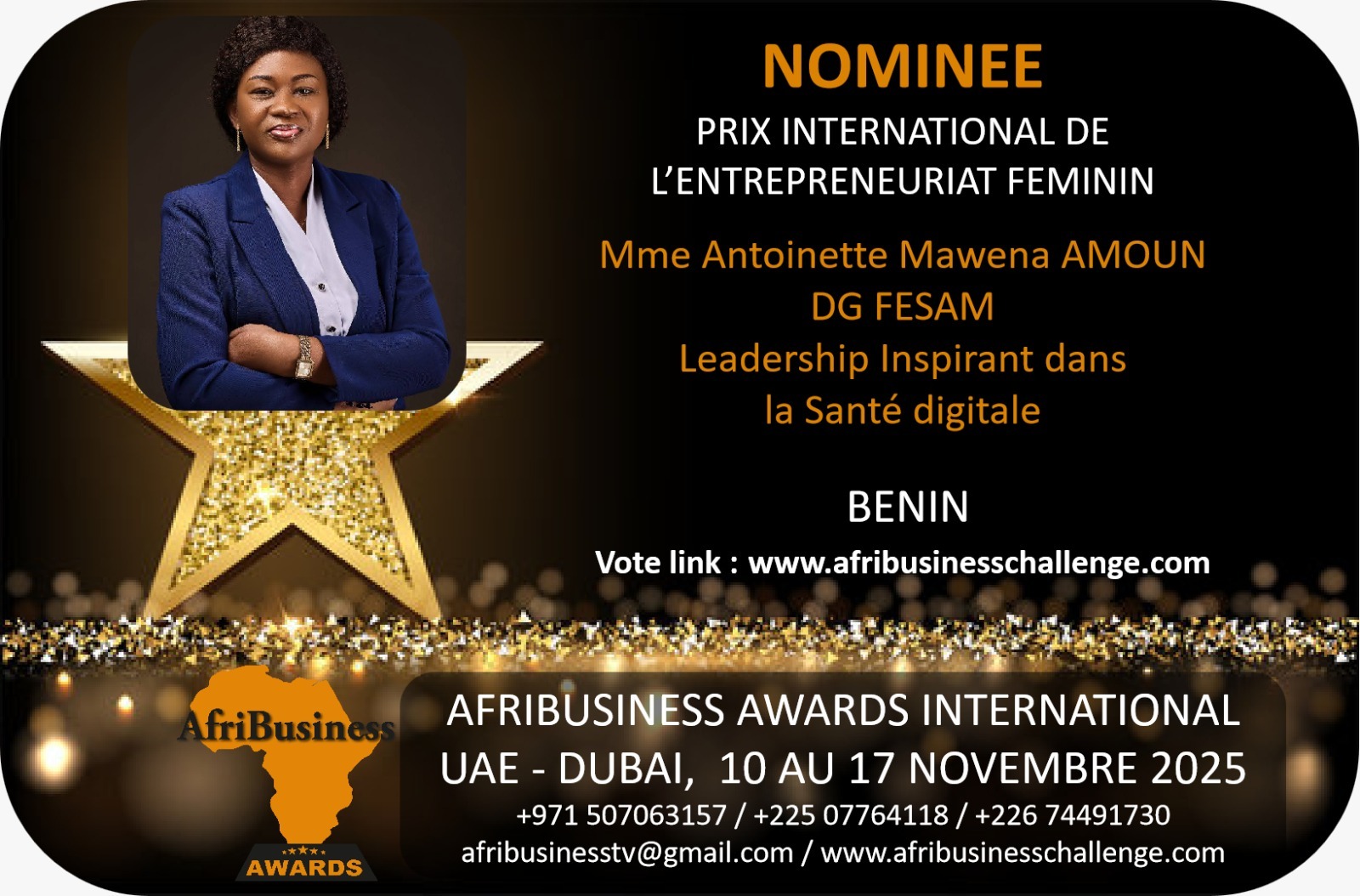 Mme. ANTOINETTE MAWENA AMOUN